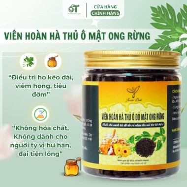 Hà thu ô mật ong rừng - Bổ thận, làm đen tóc, da trắng mịn, chống rụng tóc, giảm mệt mỏi, chỉ 230.000₫ (Giá gốc 294.400₫)
