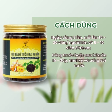 Hà thu ô mật ong rừng - Bổ thận, làm đen tóc, da trắng mịn, chống rụng tóc, giảm mệt mỏi, chỉ 230.000₫ (Giá gốc 294.400₫)
