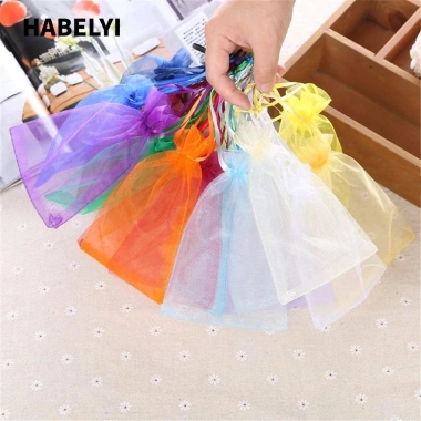 HABELYI 50 Túi Lưới Rút Dây Đựng Quà 9x12cm - Giá chỉ 54.120₫, Tiết kiệm ngay