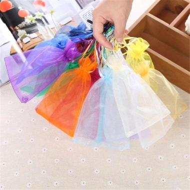 HABELYI 50 Túi Lưới Rút Dây Đựng Quà 9x12cm - Giá chỉ 54.120₫, Tiết kiệm ngay