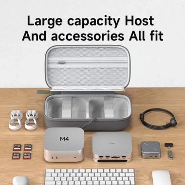 Hagibis Túi Điện Tử Du Lịch cho Mac mini M4 và M4 Pro 2.024 - Di Động, Cáp Sạc, Chuột, Power Bank, Giá ưu đãi 290k