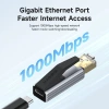 HAGiBiS USB-C sang Ethernet 1.000Mbps Gigabit, Nữ-RJ45 Nam cho Laptop – 308.363₫ 2