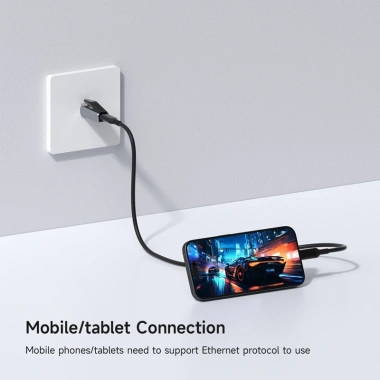 HAGiBiS USB-C sang Ethernet 1.000Mbps Gigabit, Nữ-RJ45 Nam cho Laptop – 308.363₫