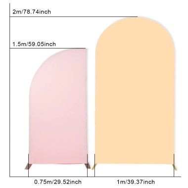Hai Mặt Vải Co Giãn Vòm Đứng DIY - Phông Nền Trang Trí Tiệc Sinh Nhật Đám Cưới 225k