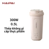 HAIPAI Cốc Nước Nóng Điện Di Động 500ml Inox 304 - Đa Năng, Siêu Nhanh, Giá 260.000 VND (Giảm từ 330.200)