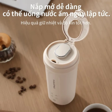 HAIPAI Cốc Nước Nóng Điện Di Động 500ml Inox 304 - Đa Năng, Siêu Nhanh, Giá 260.000 VND (Giảm từ 330.200)