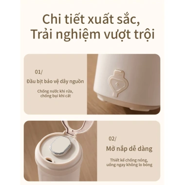 HAIPAI Cốc Nước Nóng Điện Di Động 500ml Inox 304 - Đa Năng, Siêu Nhanh, Giá 260.000 VND (Giảm từ 330.200) 8 HAIPAI Cốc Nước Nóng Điện Di Động 500ml Inox 304 - Đa Năng, Siêu Nhanh, Giá 260.000 VND (Giảm từ 330.200) 8