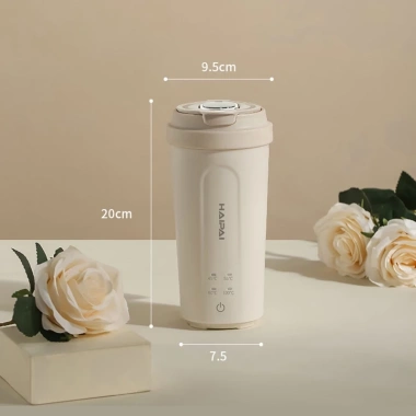 HAIPAI Cốc Nước Nóng Điện Di Động 500ml Inox 304 - Đa Năng, Siêu Nhanh, Giá 260.000 VND (Giảm từ 330.200)