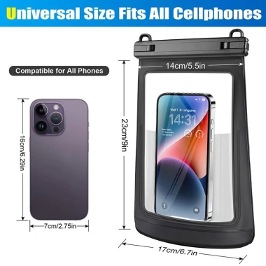 HAISSKY Túi Điện Thoại Chống Thấm Bầu Dục Đáy Lớn cho iPhone 13/12, OPPO, VIVO, Xiaomi Giá 116.640đ