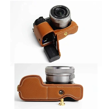 Halfcase Bao Da Bảo Vệ Sony A6.000 A6.100 A6.400 A6.300 - Thiết Kế Mỏng, Giá 225.000₫ 2 Halfcase Bao Da Bảo Vệ Sony A6.000 A6.100 A6.400 A6.300 - Thiết Kế Mỏng, Giá 225.000₫ 2