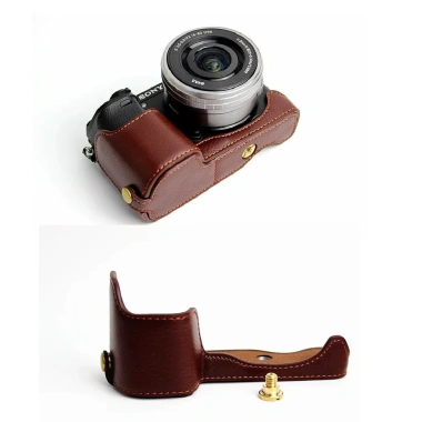 Halfcase Bao Da Bảo Vệ Sony A6.000 A6.100 A6.400 A6.300 - Thiết Kế Mỏng, Giá 225.000₫ 3 Halfcase Bao Da Bảo Vệ Sony A6.000 A6.100 A6.400 A6.300 - Thiết Kế Mỏng, Giá 225.000₫ 3
