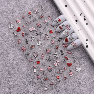 Hama Đề Can Nổi 5D Họa Tiết Hoạt Hình - Trang Trí Móng Tay Valentine 20.411₫