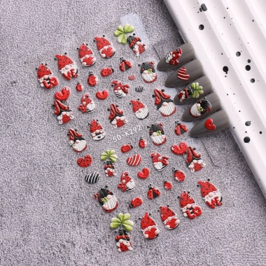 Hama Đề Can Nổi 5D Họa Tiết Hoạt Hình - Trang Trí Móng Tay Valentine 20.411₫