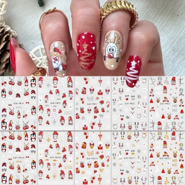 Hama Nail Dán Móng Tay Giáng Sinh Hoạt Hình Đề Can Hươu Ông Già, Bông Tuyết Vàng Lấp Lánh - Giá 10.008đ 4 Hama Nail Dán Móng Tay Giáng Sinh Hoạt Hình Đề Can Hươu Ông Già, Bông Tuyết Vàng Lấp Lánh - Giá 10.008đ 4