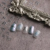 Hama Nail Dán Móng Tay Kim Loại Nơ Đơn Giản Trang Trí Cô Dâu Cưới 14,583₫ 6