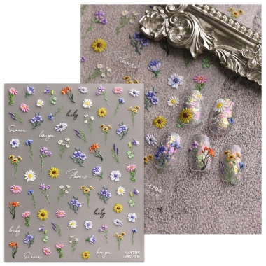 Hama Nail Dập Nổi Miếng Dán Móng Tay Bán Buôn – Hoa Tulip, Cúc, Hoang Dã – Giá 19.799đ 5 Hama Nail Dập Nổi Miếng Dán Móng Tay Bán Buôn – Hoa Tulip, Cúc, Hoang Dã – Giá 19.799đ 5