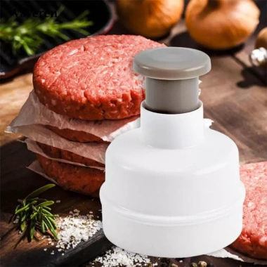 Hamburger Patty Maker Đáy Phẳng Chống Dính Dễ Làm Bít Tết, Thịt Đập và Kiện BBQ