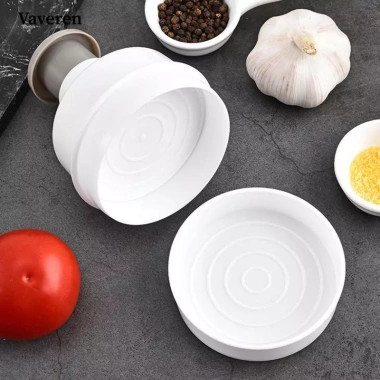 Hamburger Patty Maker Đáy Phẳng Chống Dính Dễ Làm Bít Tết, Thịt Đập và Kiện BBQ