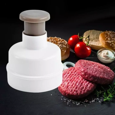 Hamburger Patty Maker Đáy Phẳng Chống Dính Dễ Làm Bít Tết, Thịt Đập và Kiện BBQ