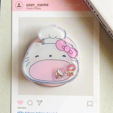 Hàn Quốc Lắc Lắc Kitty – Giá đỡ đứng cho vỏ/ốp điện thoại di động, chắc chắn, giá 20.625₫ 4