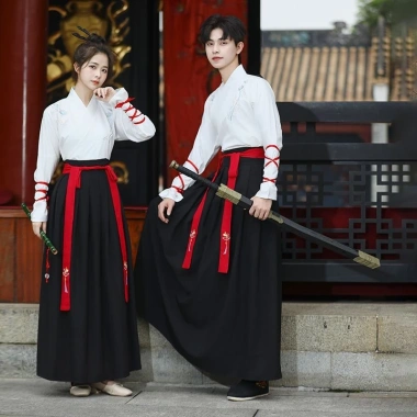 Hanfu Nam Cổ Kiếm Sĩ Đen - Cách Võ Thuật, Cosplay và Đồng Phục Lớp, Giá 307k 3