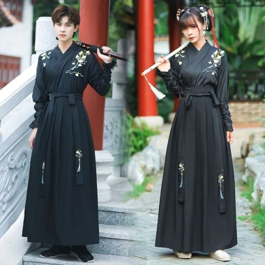 Hanfu Nam Cổ Kiếm Sĩ Đen - Cách Võ Thuật, Cosplay và Đồng Phục Lớp, Giá 307k 4