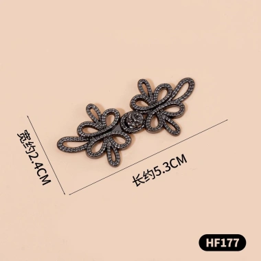 Hanfu Trẻ Em Nữ Retro Sườn Xám - Váy Đứng Cổ Nút Kim Loại, Thời Trang 5.9 3