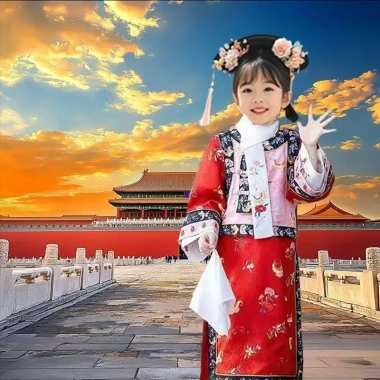 Hanfu trẻ em phong cách Trung Hoa nhà Minh - công chúa cosplay trọn bộ váy ngựa 2