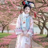 Hanfu trẻ em phong cách Trung Hoa nhà Minh - công chúa cosplay trọn bộ váy ngựa 4
