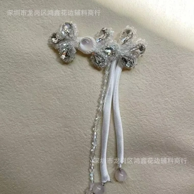 Hanfu Trung Hoa mới, dây sườn xám ngọc trai và pha lê, DIY phụ kiện thời trang 3 Hanfu Trung Hoa mới, dây sườn xám ngọc trai và pha lê, DIY phụ kiện thời trang 3