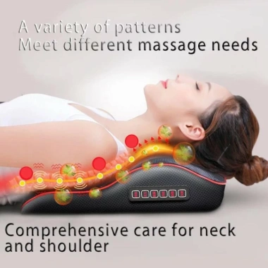[Hàng Chính Hãng] Gối Massage Cổ Vai Gáy Đa Năng Cao Cấp - Thư Giãn Toàn Thân, Giảm Đau Lưng, Giá 980k 8