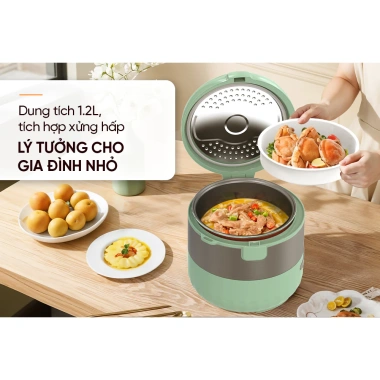 [Hàng Chính Hãng] Nồi Cơm Điện Sunhouse 1.2L‑1.8L SHD8.221 SHD8.604 - Bảo Hành 12 Tháng, Giá 458.000 VND 8
