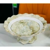 Hàng có sẵn FULL Set bát đĩa vân vàng gốm sứ decor cao cấp - Giá ưu đãi 280k 4