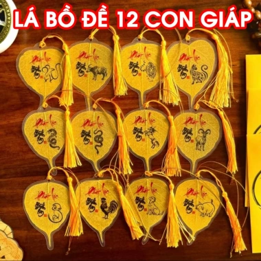 Hàng Loại 1 Lá Bồ Đề Tự Nhiên 12 Con Giáp Chữ Thư Pháp Tài Lộc Bình An - Bỏ Ốp Điện Thoại Giá 13.000 VNĐ