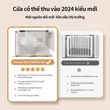 Hàng Rào Cổng An Toàn Cho Bé Thiết Kế Thu Gọn Không Khoan, Lắp Đặt Tiện Lợi, Giá 174k 3