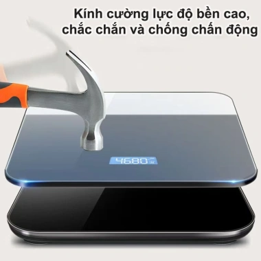 Hàng sẵn Cân Điện Tử Màn LED Chịu Tải 180kg Mặt Kính Cường Lực - Giá 125.000₫ 2