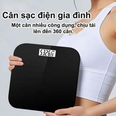 Hàng sẵn Cân Điện Tử Màn LED Chịu Tải 180kg Mặt Kính Cường Lực - Giá 125.000₫ 4