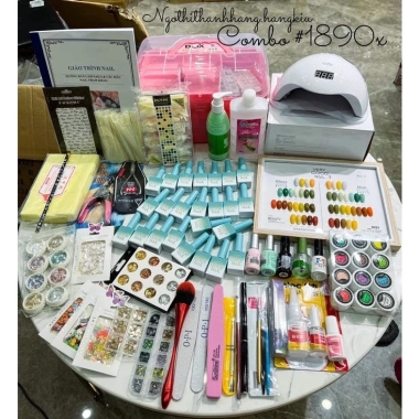 HANGKIU Combo Cốt Đồ Học & Làm Nails Cơ Bản - Bộ Dụng Cụ 1.88 Triệu 2