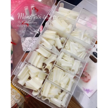 HANGKIU Móng giả nối ống tre hộp đẹp, giá chỉ 80.000đ, khuyến mãi 20%