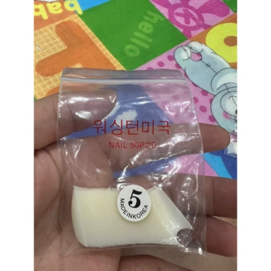 HANGKIU Móng nối lẻ size 5-9, bộ 50 móng 8k - Giá 15.000, khuyến mãi