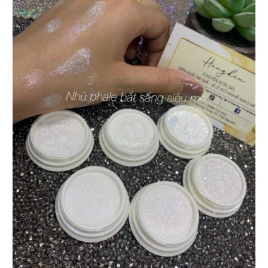 HangKiu Nhũ pha lê bắt sáng cao cấp 6 hũ - Trang điểm, makeup, ưu đãi 150k 2