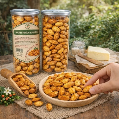 Hạnh Nhân Rang Bơ Siêu Dinh Dưỡng 100% Hạt Mới Vị Béo Thơm Ngon - Highland Farm 500g Giá Ưu Đãi 149.000₫ 5 Hạnh Nhân Rang Bơ Siêu Dinh Dưỡng 100% Hạt Mới Vị Béo Thơm Ngon - Highland Farm 500g Giá Ưu Đãi 149.000₫ 5