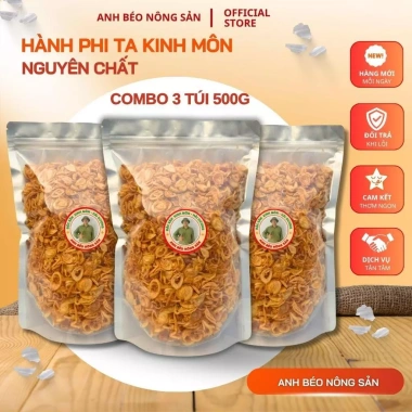 Hành Phi Kinh Môn Nguyên Chất Chính Hiệu Thơm Giòn Vàng - Giá 75.000₫ Giảm 22.500₫ 13