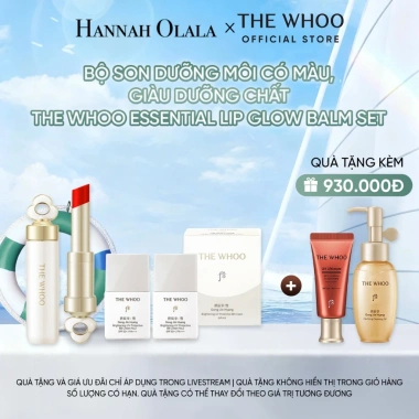 Hannah Olala Daily x Whoo Son dưỡng môi màu Whoo Lip Glow 3.3g Giá ưu đãi 920.000 VND 11 Hannah Olala Daily x Whoo Son dưỡng môi màu Whoo Lip Glow 3.3g Giá ưu đãi 920.000 VND 11