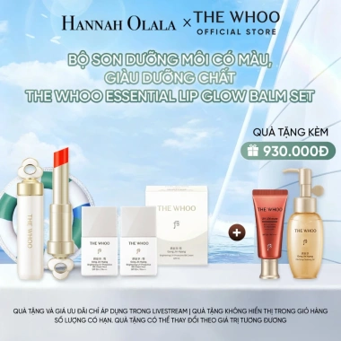 Hannah Olala Daily x Whoo Son dưỡng môi màu Whoo Lip Glow 3.3g Giá ưu đãi 920.000 VND 12 Hannah Olala Daily x Whoo Son dưỡng môi màu Whoo Lip Glow 3.3g Giá ưu đãi 920.000 VND 12