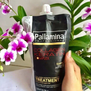 Hấp dầu Pallamina Collagen Keratin Complex 500ml Túi Dưỡng ẩm Tái tạo tóc Giảm còn 250.000₫