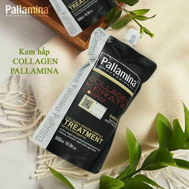 Hấp dầu Pallamina Collagen Keratin Complex 500ml Túi Dưỡng ẩm Tái tạo tóc Giảm còn 250.000₫ 3 Hấp dầu Pallamina Collagen Keratin Complex 500ml Túi Dưỡng ẩm Tái tạo tóc Giảm còn 250.000₫ 3