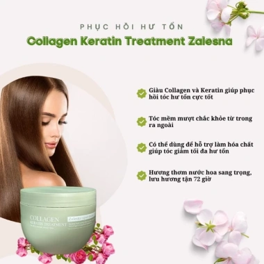Hấp dầu Zalesna 500g - Phục hồi tóc, mềm mượt chắc khỏe, giảm giá 180k 2 Hấp dầu Zalesna 500g - Phục hồi tóc, mềm mượt chắc khỏe, giảm giá 180k 2