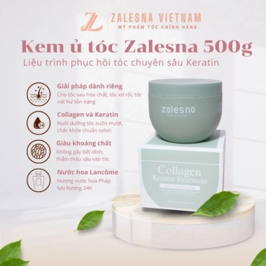 Hấp dầu Zalesna 500g - Phục hồi tóc, mềm mượt chắc khỏe, giảm giá 180k 3 Hấp dầu Zalesna 500g - Phục hồi tóc, mềm mượt chắc khỏe, giảm giá 180k 3