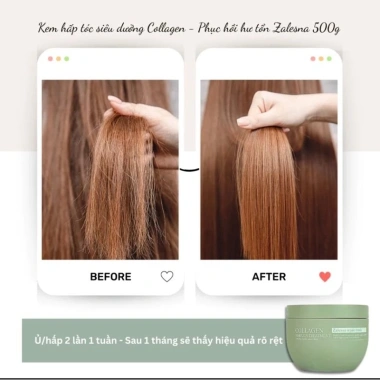 Hấp dầu Zalesna 500g - Phục hồi tóc, mềm mượt chắc khỏe, giảm giá 180k